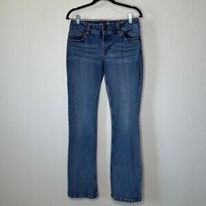 Wrangler Women's Bootcut Blue Jeans Mid Rise Stretch Denim – Size 30x34